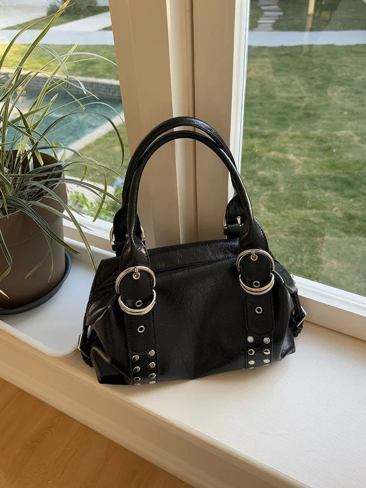 DANICA FASHION RIVET SHOULDER BAG