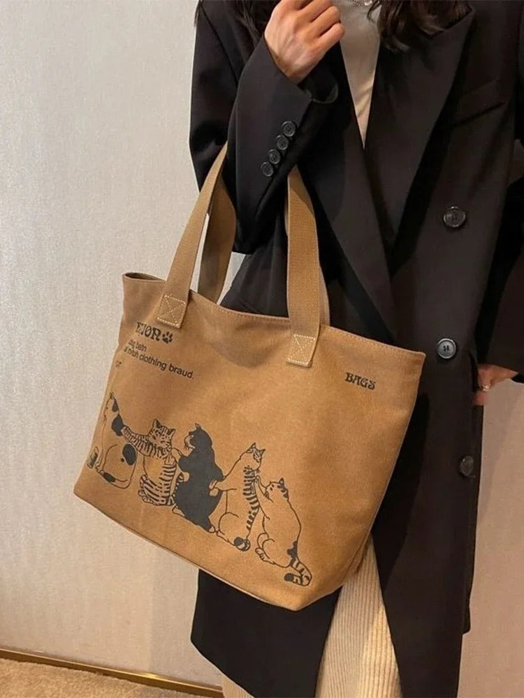 RAFAELA CANVAS TOTE BAG