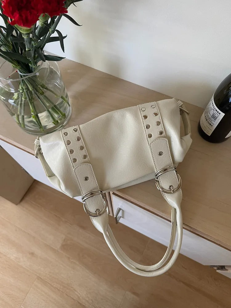 DANICA FASHION RIVET SHOULDER BAG