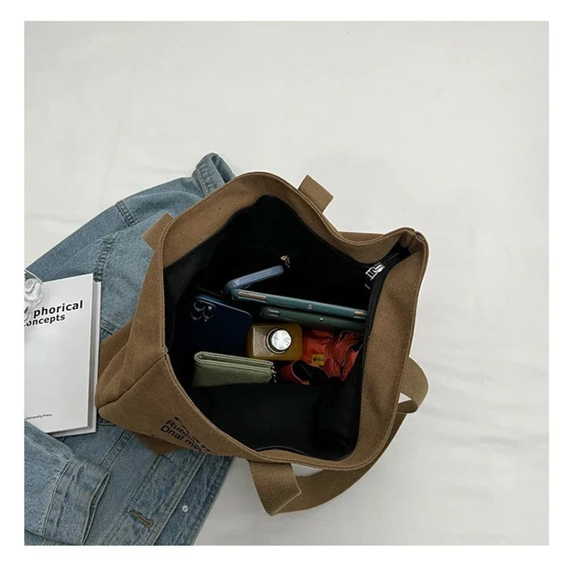 RAFAELA CANVAS TOTE BAG