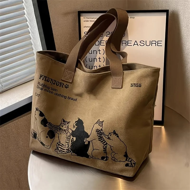 RAFAELA CANVAS TOTE BAG