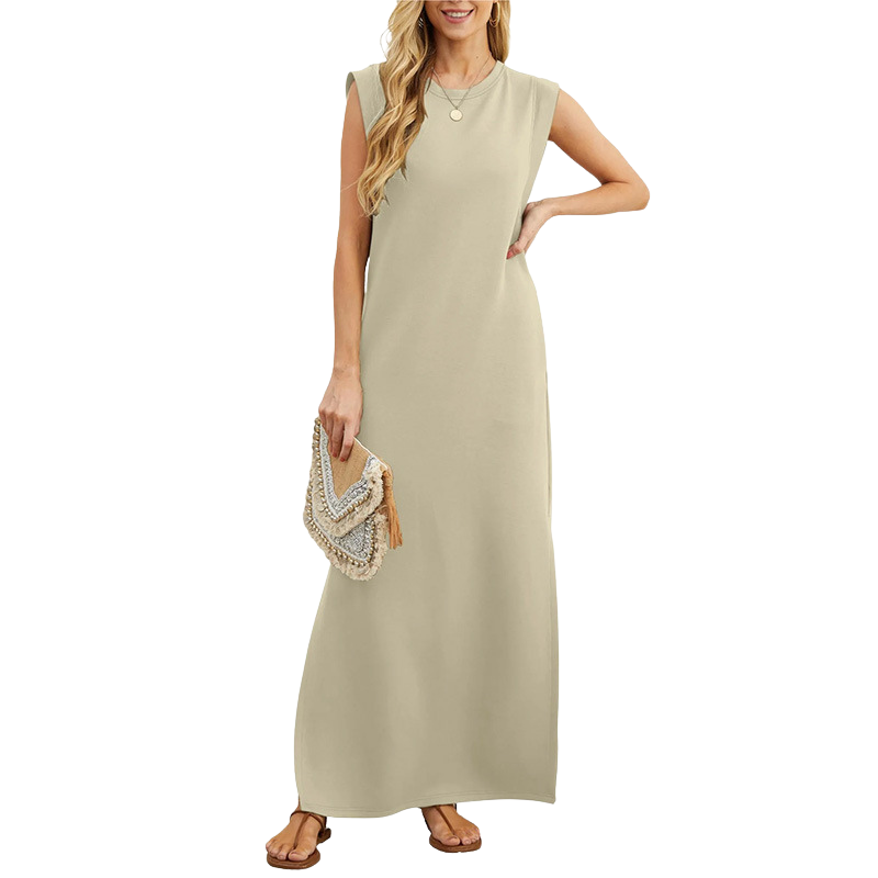 VIA CASUAL LOOSE MAXI LONG DRESS
