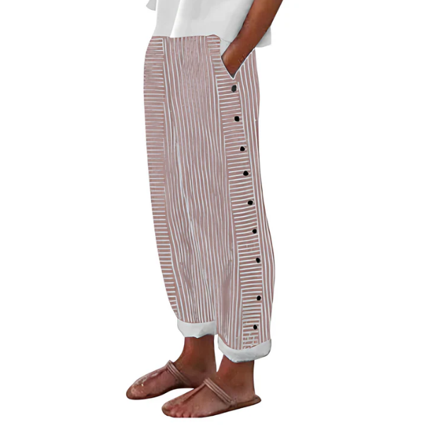 ELISE FRENCH DESIGNER STRIPED PANTS