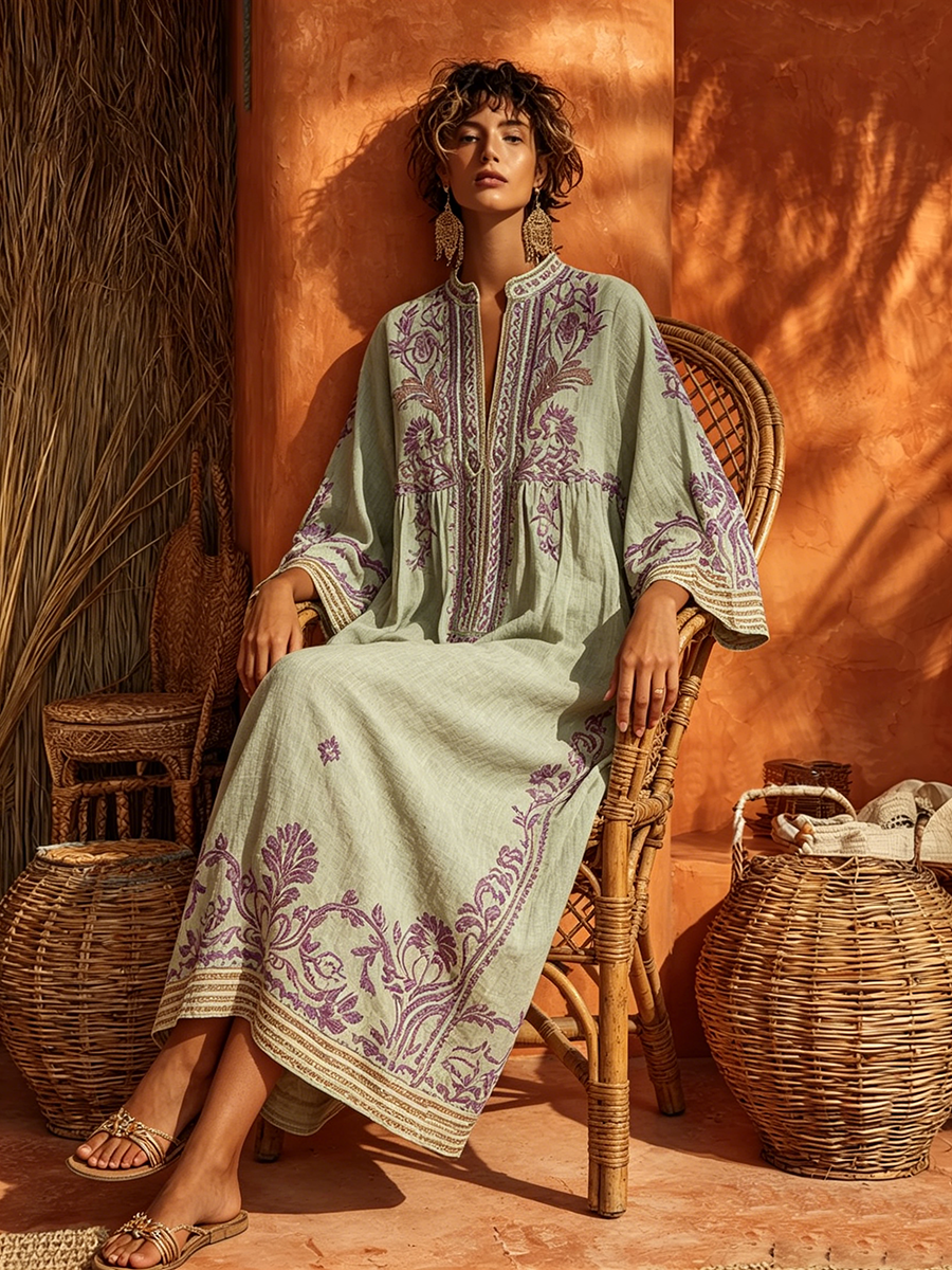 CELESTINA CHARMING BOHO DRESS
