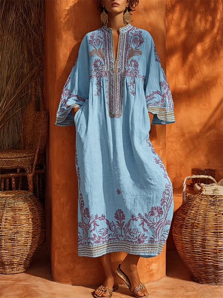 CELESTINA CHARMING BOHO DRESS
