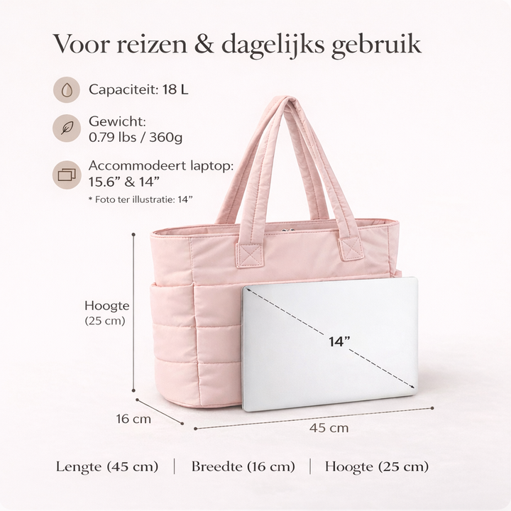 PUFFY TOTE BAG