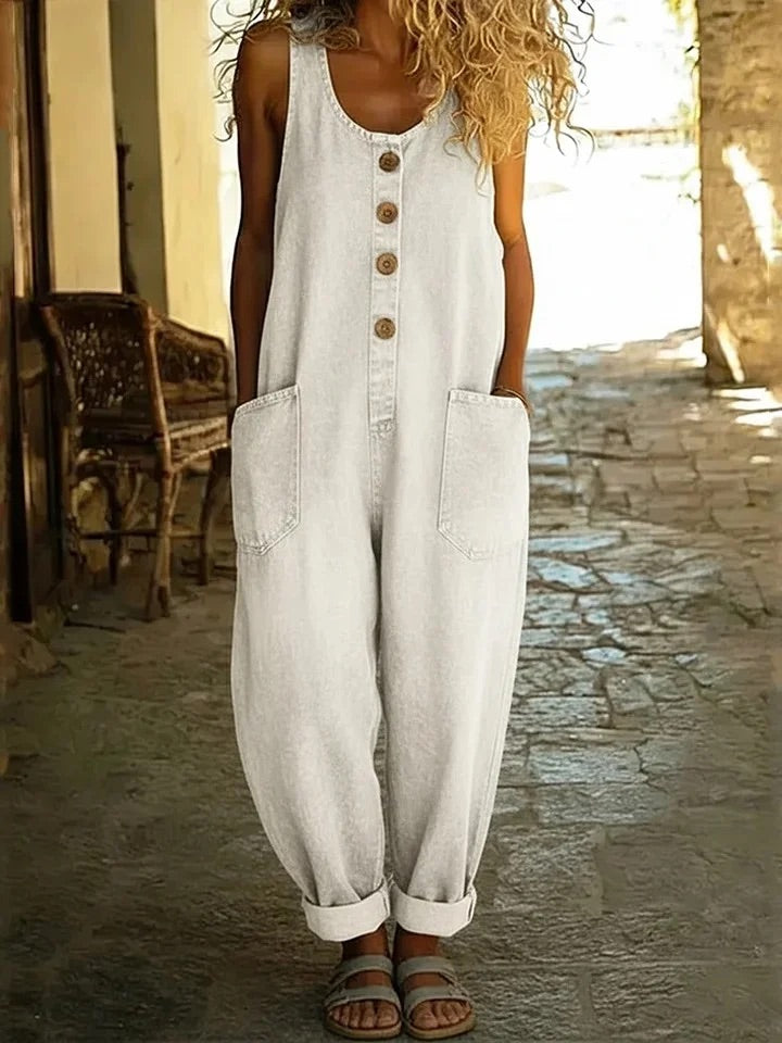 LENNA VINTAGE DENIM JUMPSUIT