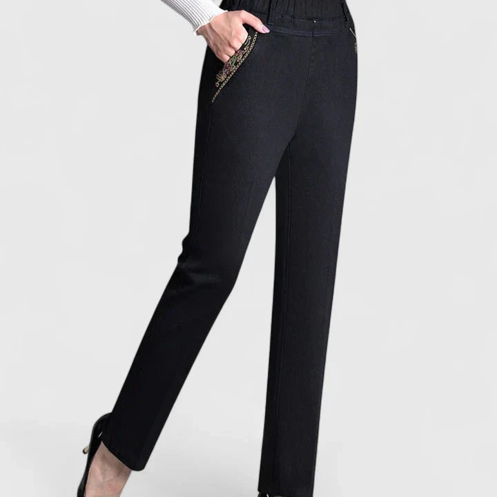 FLORALYSSA COMFORTABLE PANTS