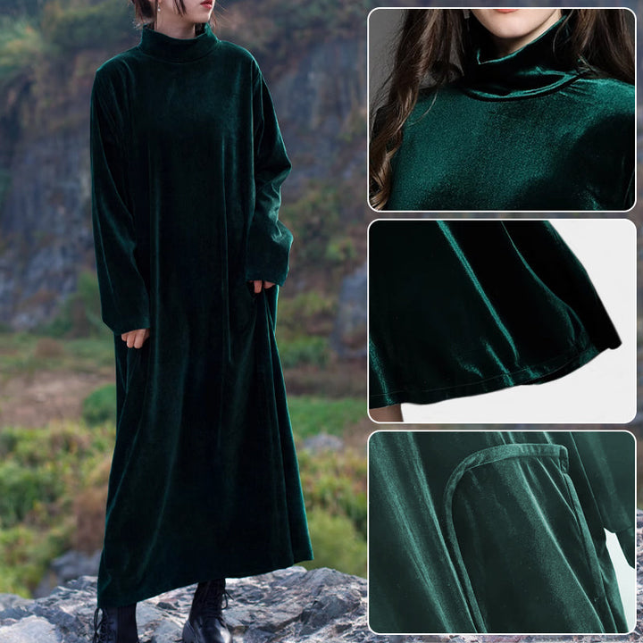 ELODIE SLIM VELVET DRESS