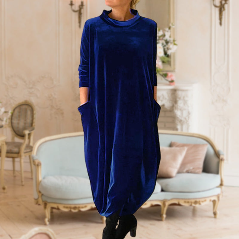 ELODIE SLIM VELVET DRESS