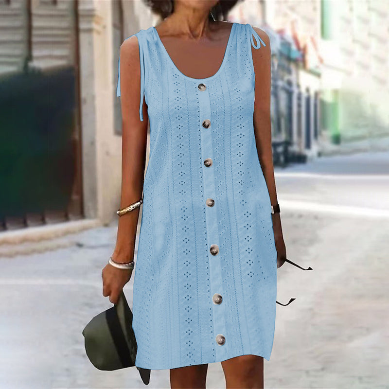 DINYA SLEEVELESS KNIT DRESS