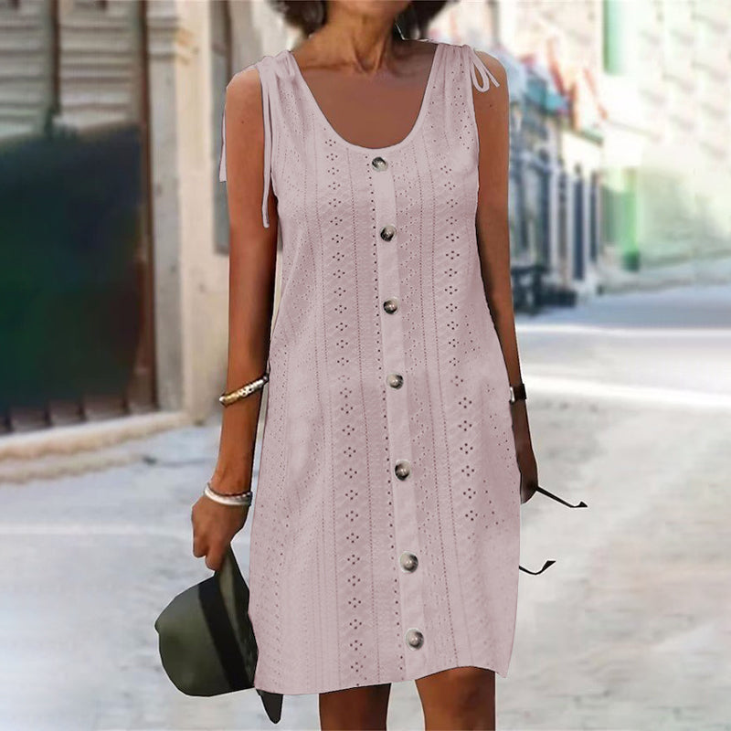 DINYA SLEEVELESS KNIT DRESS