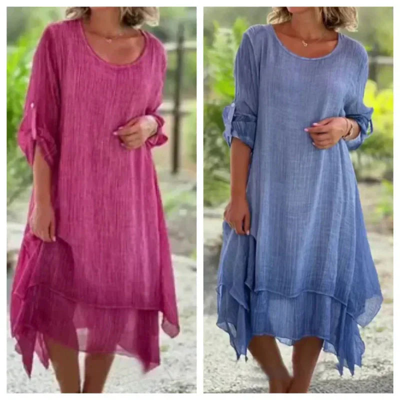 LIVIA ELEGANT LOOSE FIT DRESS