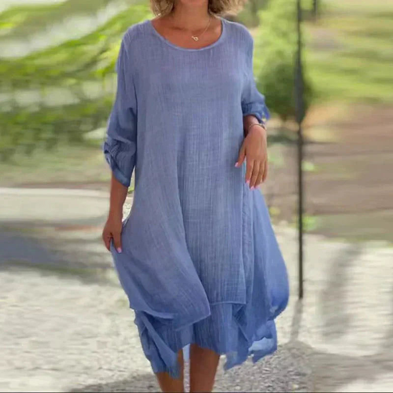 LIVIA ELEGANT LOOSE FIT DRESS