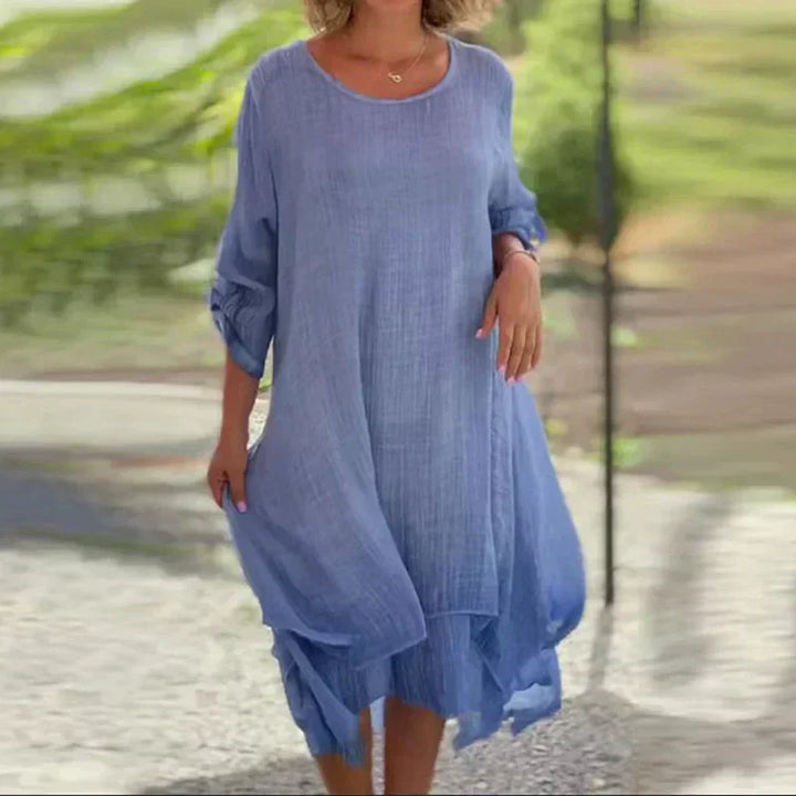 LIVIA ELEGANT LOOSE FIT DRESS