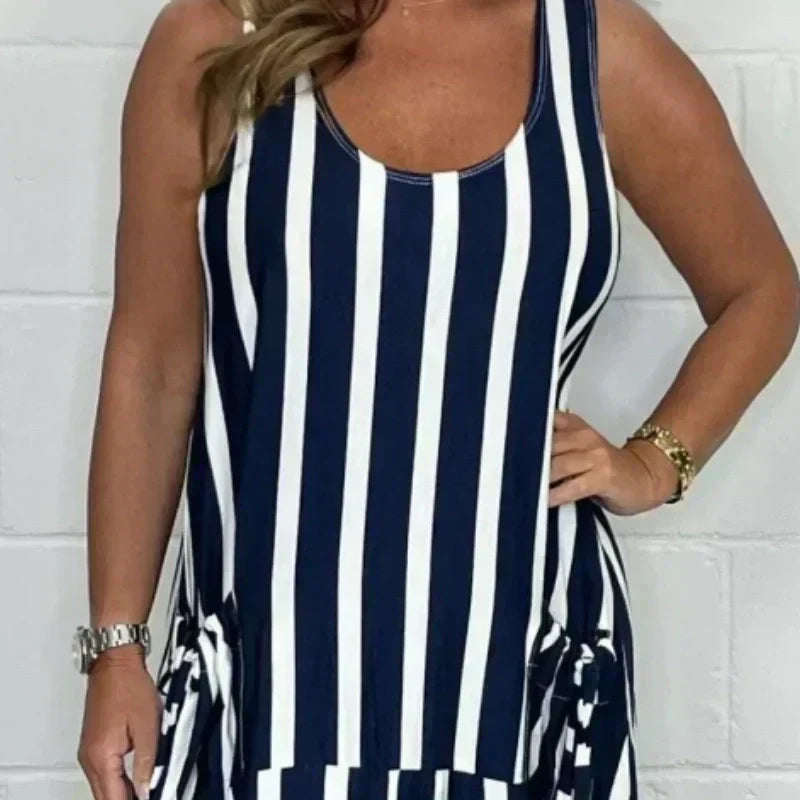 HELENA OVERSIZED TIE-FRONT POCKET DRESS