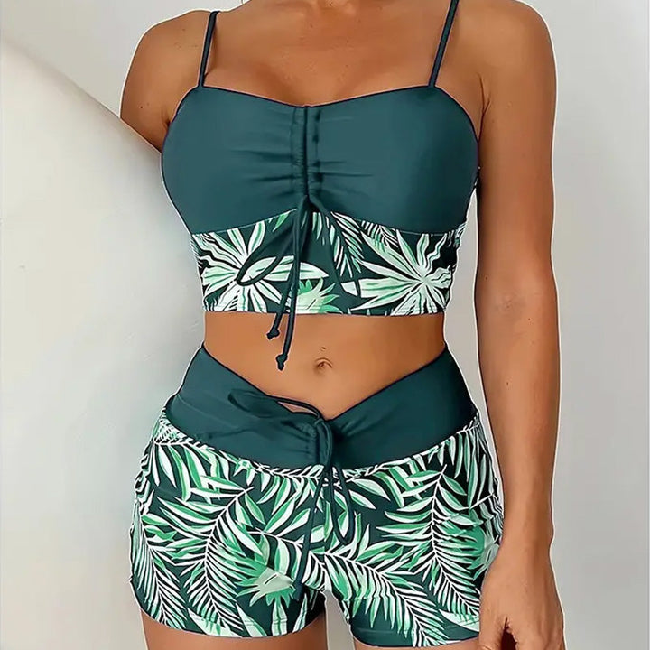 MARINA PRINTED TWO-PIECE SWIM SET