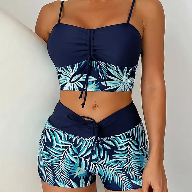 MARINA PRINTED TWO-PIECE SWIM SET