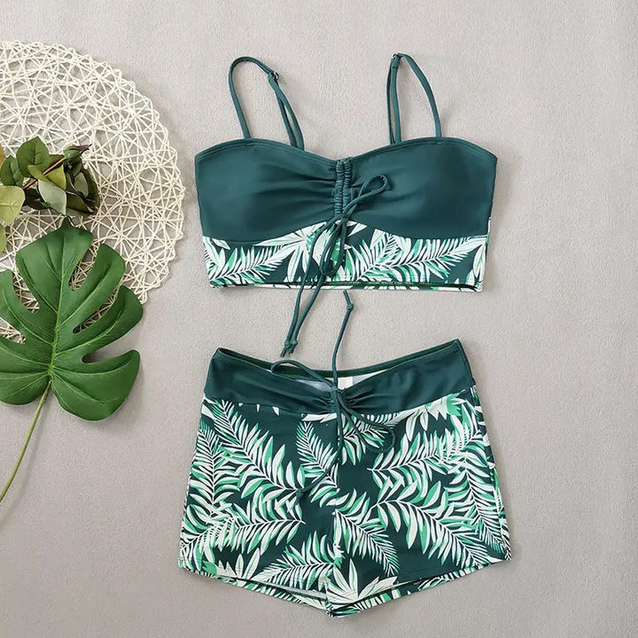 MARINA PRINTED TWO-PIECE SWIM SET