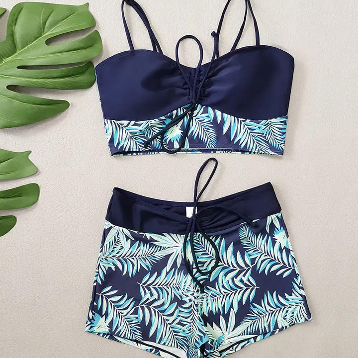 MARINA PRINTED TWO-PIECE SWIM SET