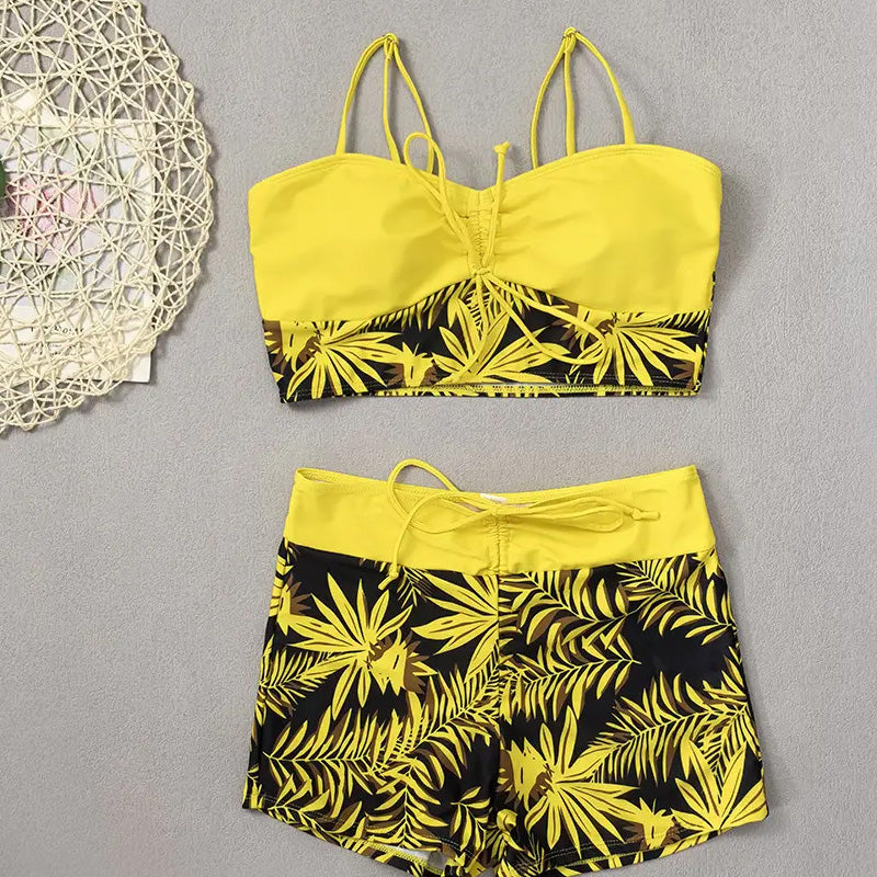 MARINA PRINTED TWO-PIECE SWIM SET