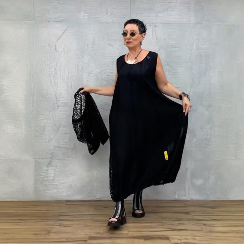 CLARA SLEEVELESS DRESS WITH COVER-UP