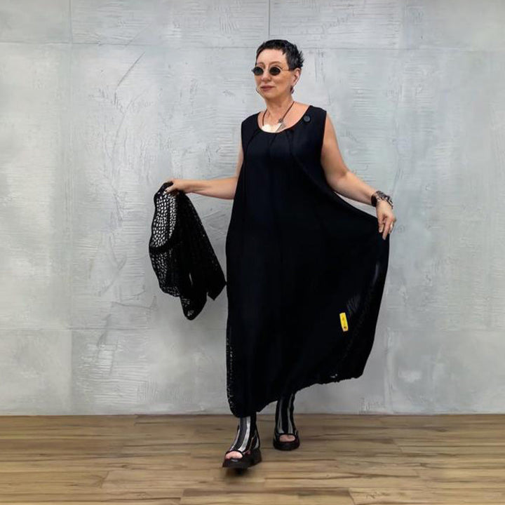 CLARA SLEEVELESS DRESS WITH COVER-UP