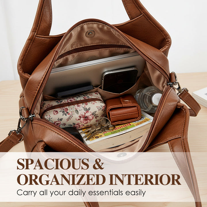 EMMA SOFT FAUX CROSSBODY HANDBAG