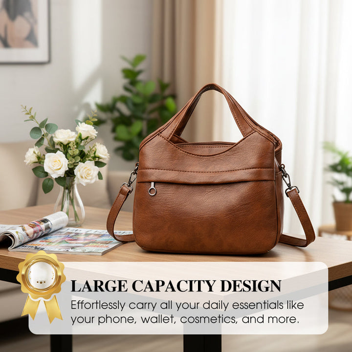 EMMA SOFT FAUX CROSSBODY HANDBAG