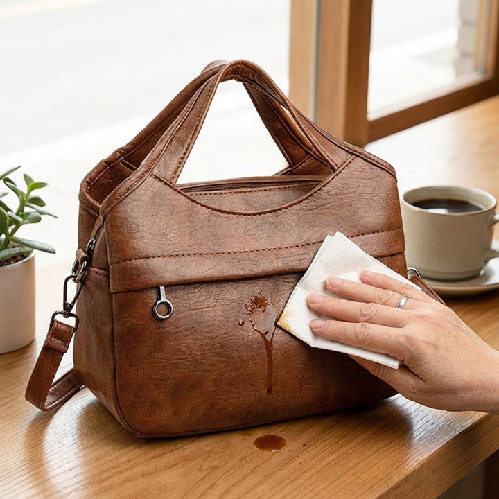 EMMA SOFT FAUX CROSSBODY HANDBAG