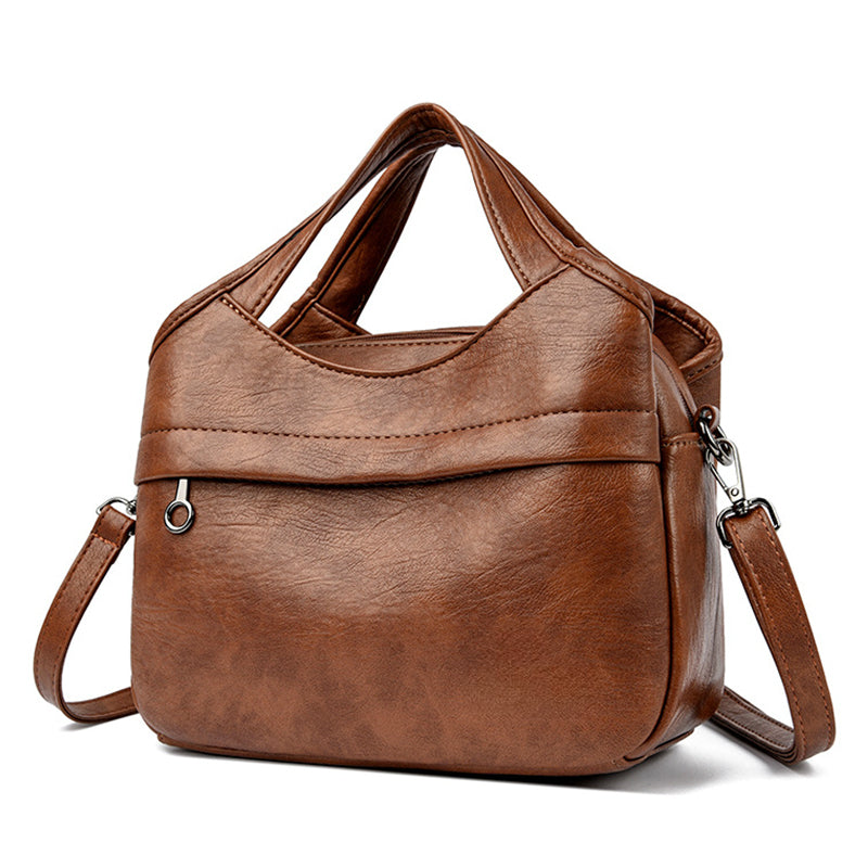 EMMA SOFT FAUX CROSSBODY HANDBAG
